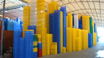 【供應浙江省溫州市/塑料筐/塑膠筐/塑料周轉籮/膠筐/南安牌】價格,廠家,圖片,塑料箱,珠海南安塑膠制品-