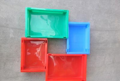 【高腳電池盒塑料無蓋 低腳塑料盒 PE 電池盒 長方形塑料收納】價格_廠家_圖片 -