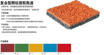 混合型塑膠跑道 學校操場跑道